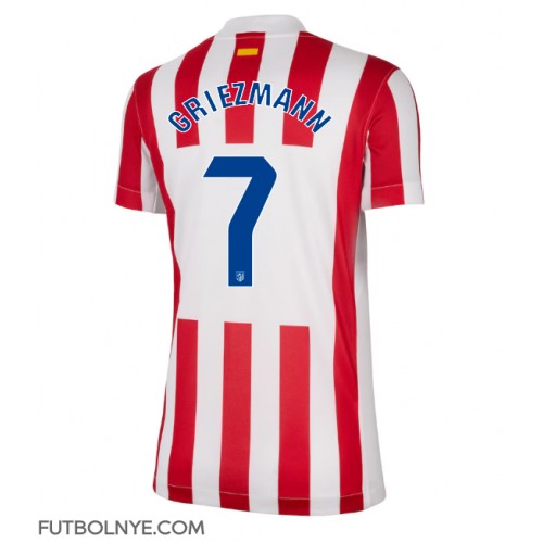 Camiseta Atletico Madrid Antoine Griezmann #7 Primera Equipación para mujer 2025-26 manga corta